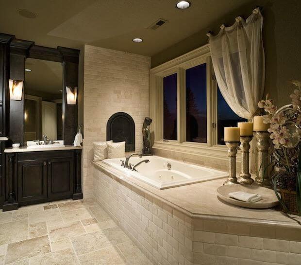8 Luxury Master Bathrooms Every Couple Dreams Of Brick Tub Master Bath