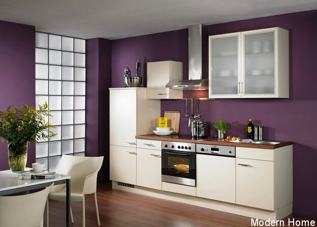 6 Bold Trendy Kitchen Paint Color Ideas Purple Paint